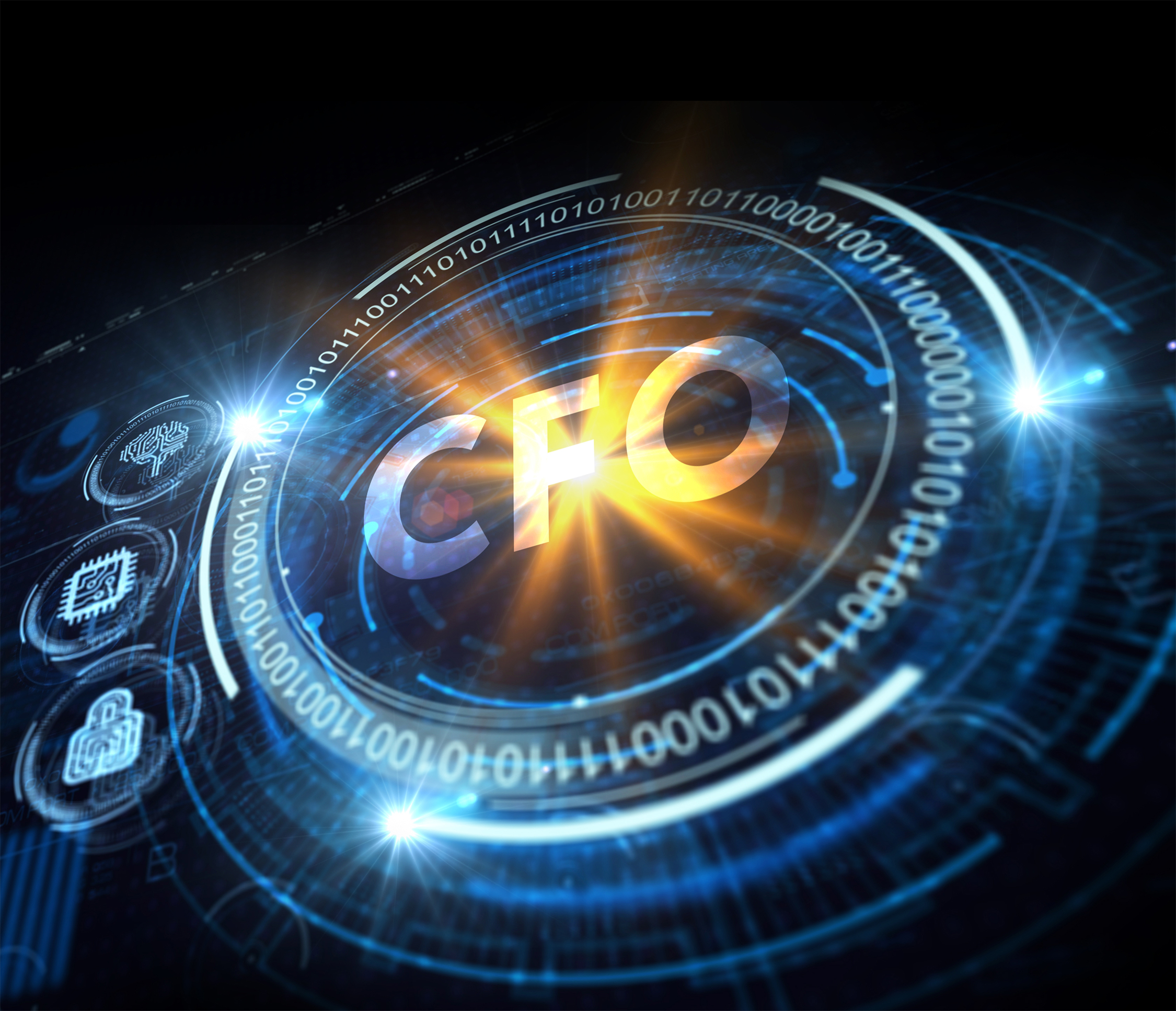 CFO in circular graphic