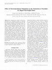 Research paper thumbnail of Effect of Electromechanical Stimulation on the Maturation of Myotubes on Aligned Electrospun Fibers