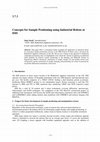 Research paper thumbnail of Concepts for Sample Positioning using Industrial Robots at ISIS