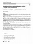 Research paper thumbnail of Resistance Training Induces Improvements in Range of Motion: A Systematic Review and Meta-Analysis