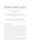 Research paper thumbnail of 1 The Limits to Altruism-A Survey