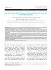 Research paper thumbnail of Age, Sex, and Seasonal Variations in the Serum Vitamin D3 Levels in a Local Turkish Population