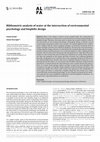 Research paper thumbnail of Bibliometric analysis of water at the intersection of environmental psychology and biophilic design