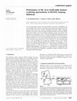 Research paper thumbnail of Performance of the 36 m small-angle neutron scattering spectrometer at BATAN, Serpong, Indonesia