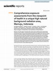 Research paper thumbnail of Comprehensive exposure assessments from the viewpoint of health in a unique high natural background radiation area, Mamuju, Indonesia