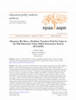 Research paper thumbnail of Houston, We Have a Problem: Teachers Find No Value in the SAS Education Value-Added Assessment System