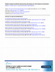 Research paper thumbnail of Dolphin-inspired combined maneuvering and pinging for short-distance echolocation