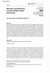 Research paper thumbnail of Numbers and Attitudes towards Welfare State Generosity