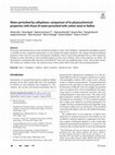Research paper thumbnail of Water perturbed by cellophane: comparison of its physicochemical properties with those of water perturbed with cotton wool or Nafion