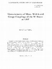 Research paper thumbnail of Measurements of mass, width and gauge couplings of the $W$ boson at LEP