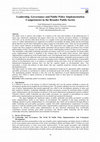 Research paper thumbnail of Leadership, Governance and Public Policy Implementation Competencies in the Broader Public Sector