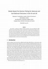Research paper thumbnail of Model-based pre-election polling for national and sub-national outcomes in the US and UK