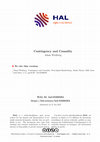 Research paper thumbnail of Contingency and Causality