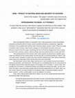 Research paper thumbnail of MIND -PRODUCT OF MATERIAL BRAIN AND ABSURDITY OF SOLIPSISM