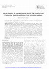 Research paper thumbnail of On the absence of wind bow-shocks around OB-runaway stars: Probing the physical conditions of the interstellar medium