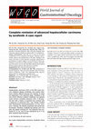 Research paper thumbnail of Complete remission of advanced hepatocellular carcinoma by sorafenib: A case report