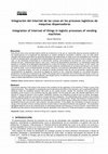 Research paper thumbnail of Integración del internet de las cosas en los procesos logísticos de máquinas dispensadoras