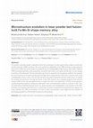 Research paper thumbnail of Microstructure evolution in laser powder bed fusionbuilt Fe-Mn-Si shape memory alloy