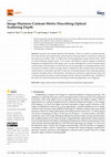 Research paper thumbnail of Image Haziness Contrast Metric Describing Optical Scattering Depth