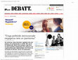 Research paper thumbnail of Unga politiskt intresserade engageras inte av partierna