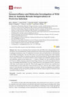 Research paper thumbnail of Serosurveillance and Molecular Investigation of Wild Deer in Australia Reveals Seroprevalence of Pestivirus Infection