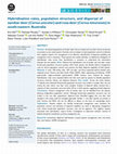 Research paper thumbnail of Hybridisation rates, population structure, and dispersal of sambar deer (Cervus unicolor) and rusa deer (Cervus timorensis) in south-eastern Australia