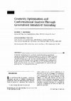 Research paper thumbnail of Geometry optimization and conformational analysis through generalized simulated annealing