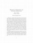 Research paper thumbnail of Remarks on Emergence and Dynamic Interactions