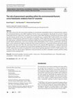 Research paper thumbnail of The role of government spending within the environmental Kuznets curve framework: evidence from G7 countries