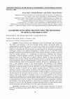 Research paper thumbnail of Algorithm of machine creation using the mechanism of articulated disjunction