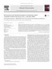 Research paper thumbnail of Microstructure and Mechanical Properties of Advanced High-Silicon Austempered Steel