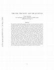 Research paper thumbnail of The One, the Many, and the Quantum
