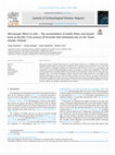 Research paper thumbnail of Microscopic fibres in soils -The accumulation of textile fibres and animal hairs at the 6th-11th-century CE Kvarnbo Hall settlement site on the Åland Islands, Finland