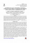 Research paper thumbnail of SYNTHESIS OF GALLIC ACID INTERCALATED Mg/AlHYDROTALCITE BY DIRECT CO-PRECIPITATION METHOD AND ITS APPLICATION TO ADSORPTION OF Au(III)