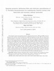 Research paper thumbnail of Quantum geometric information flows and relativistic generalizations of Grigory Perelman thermodynamics for nonholonomic Einstein systems with black holes and stationary solitonic hierarchies