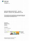 Research paper thumbnail of Abgewandert aus dem Sozialbereich. Teil der Studie zu den Ausbildungs- und Erwerbsverläufen von verschiedenen Berufsgruppen der Sozialen Arbeit in ausgewählten Berufsfeldern des Sozialbereiches