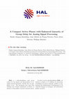 Research paper thumbnail of A Compact Active Phaser with Enhanced Group Delay Linearity for Analog Signal Processing