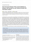 Research paper thumbnail of Macrostructural Changes of the Acoustic Radiation in Humans with Hearing Loss and Tinnitus Revealed with Fixel-Based Analysis