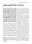 Research paper thumbnail of Simultaneous sampling of event-related BOLD responses