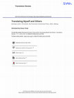 Research paper thumbnail of Translating Myself and OthersJhumpa Lahiri. Translating Myself and Others . Princeton, NJ: Princeton University Press, 2022. 208 pp