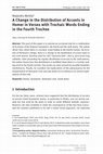 Research paper thumbnail of A Change in the Distribution of Accents in Homer in Verses with Trochaic Words Ending in the Fourth Trochee