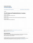 Research paper thumbnail of The 2016 Senate and Presidential Elections in Louisiana