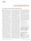 Research paper thumbnail of Response to Olsson and Forkman