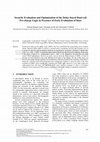 Research paper thumbnail of Security Evaluation and Optimization of the Delay-based Dual-rail Pre-charge Logic in Presence of Early Evaluation of Data