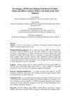 Research paper thumbnail of Developing a 3D decision-making grid based on failure modes and effects analysis with a case study in the steel industry