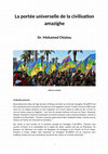Research paper thumbnail of La portée universelle de la civilisation amazighe