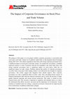 Research paper thumbnail of The Impact of Corporate Governance on Stock Price and Trade Volume