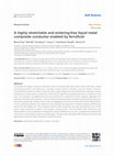Research paper thumbnail of A highly stretchable and sintering-free liquid metal composite conductor enabled by ferrofluid