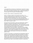 Research paper thumbnail of Explorations in Space