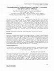 Research paper thumbnail of Emotional Intelligence and Transformational Leadership: A Correlational Study in Telecom Sector of Pakistan
